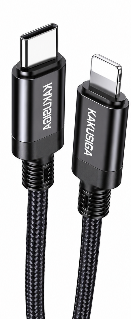 CABLE TIPO C A IPHONE 27W KAKUSIGA KSC-970 DE TELA