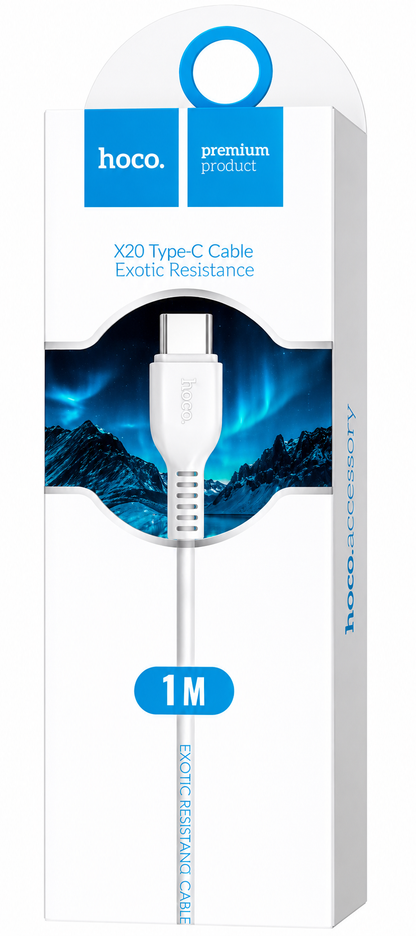 CABLE TIPO C 3A HOCO X20 EXOTIC