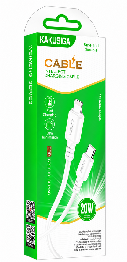 CABLE TIPO C A IPHONE 27W KAKUSIGA KSC-982