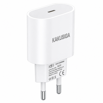 ADAPTADOR DE CARGA PD TIPO C 2.4A CARGA RÁPIDA KAKUSIGA KSC-1225