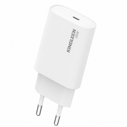 ADAPTADOR DE CARGA PD TIPO C 25W CARGA RÁPIDA KINGLEEN E32