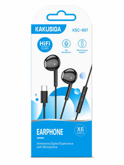 AUDÍFONOS TIPO C KAKUSIGA KSC-1317