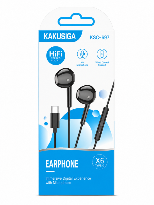 AUDÍFONOS TIPO C KAKUSIGA KSC-1317