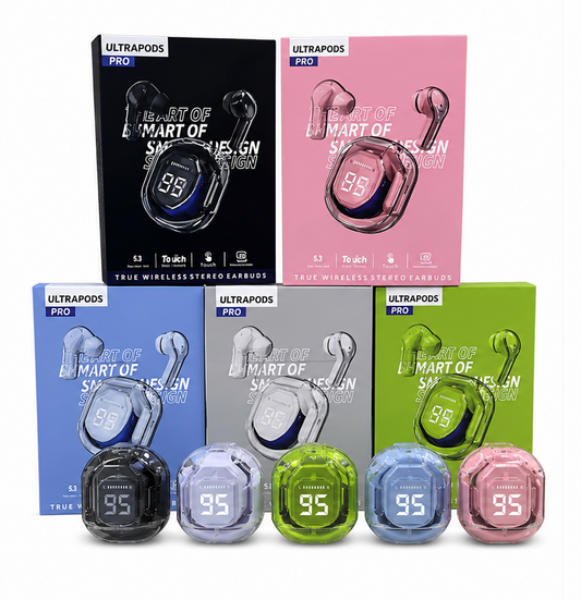 AUDÍFONOS BLUETOOTH ULTRAPODS 5.3 SURTIDOS