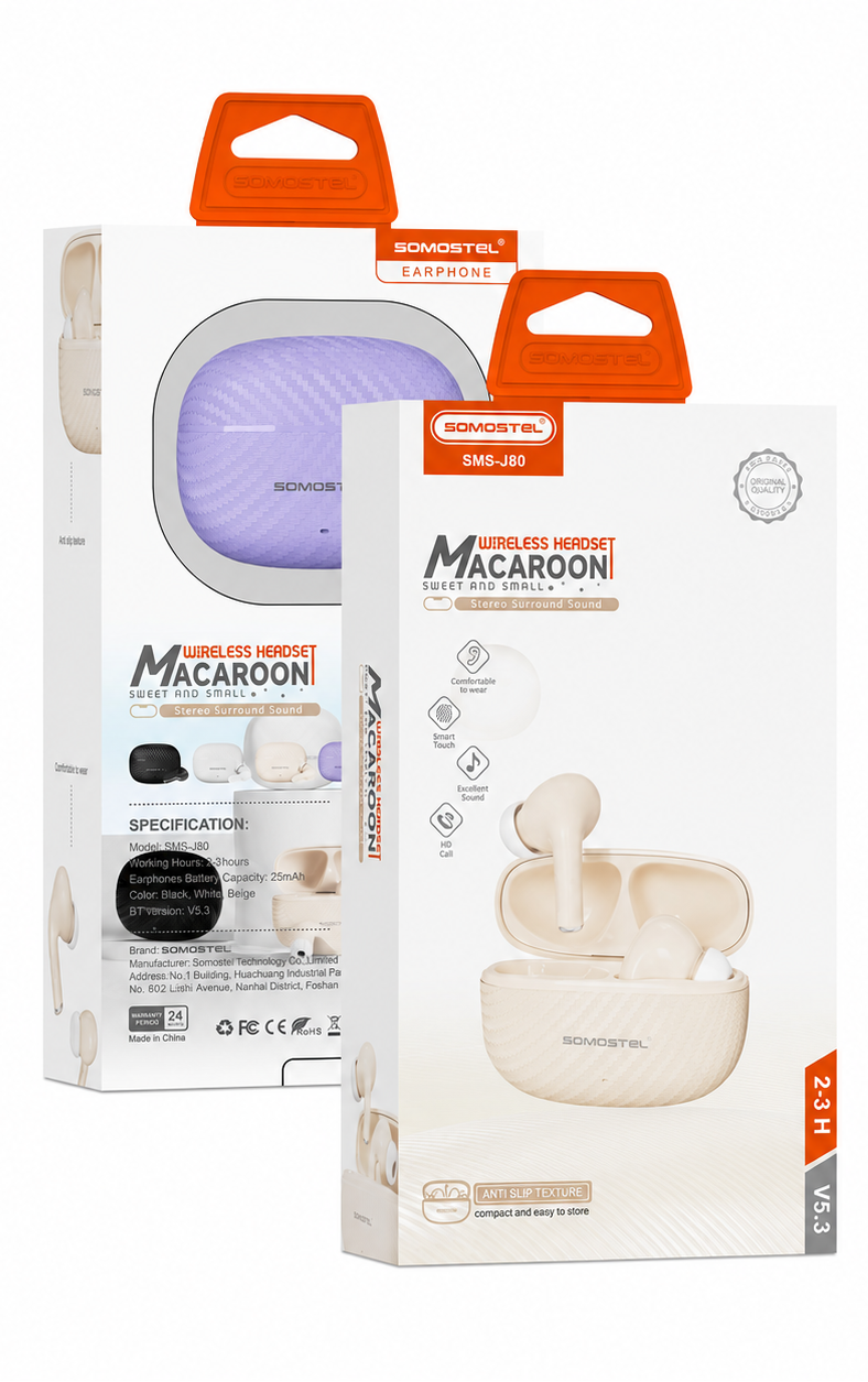 AUDÍFONOS BLUETOOTH SOMOSTEL SM-557