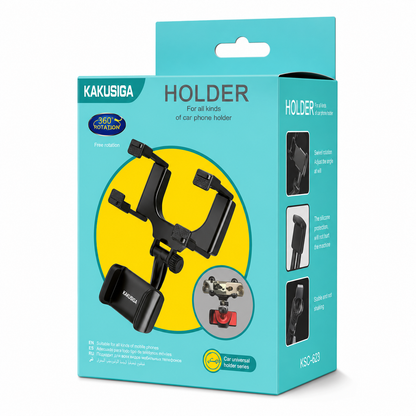 SOPORTE DE VEHÍCULO PARA CELULAR RETROVISOR KAKUSIGA KSC-525