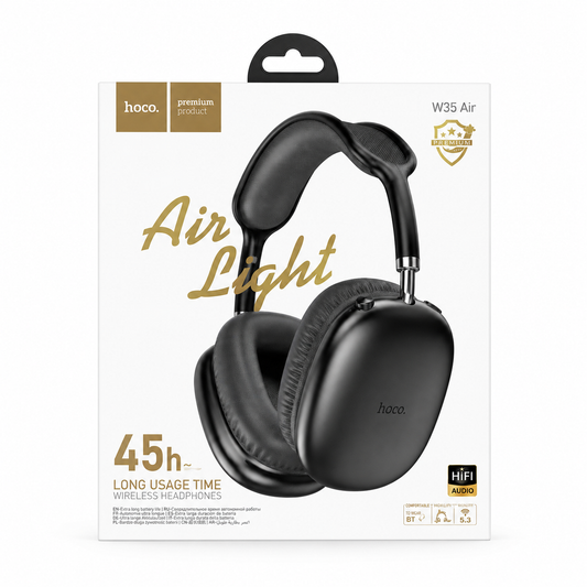 AUDÍFONOS BLUETOOTH HOCO W35 AIR NEGRO