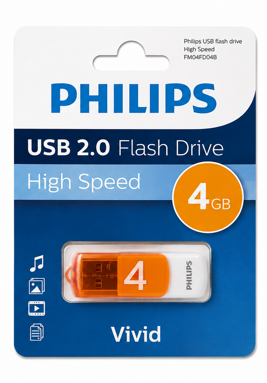 PENDRIVE PHILIPS 4 GB
