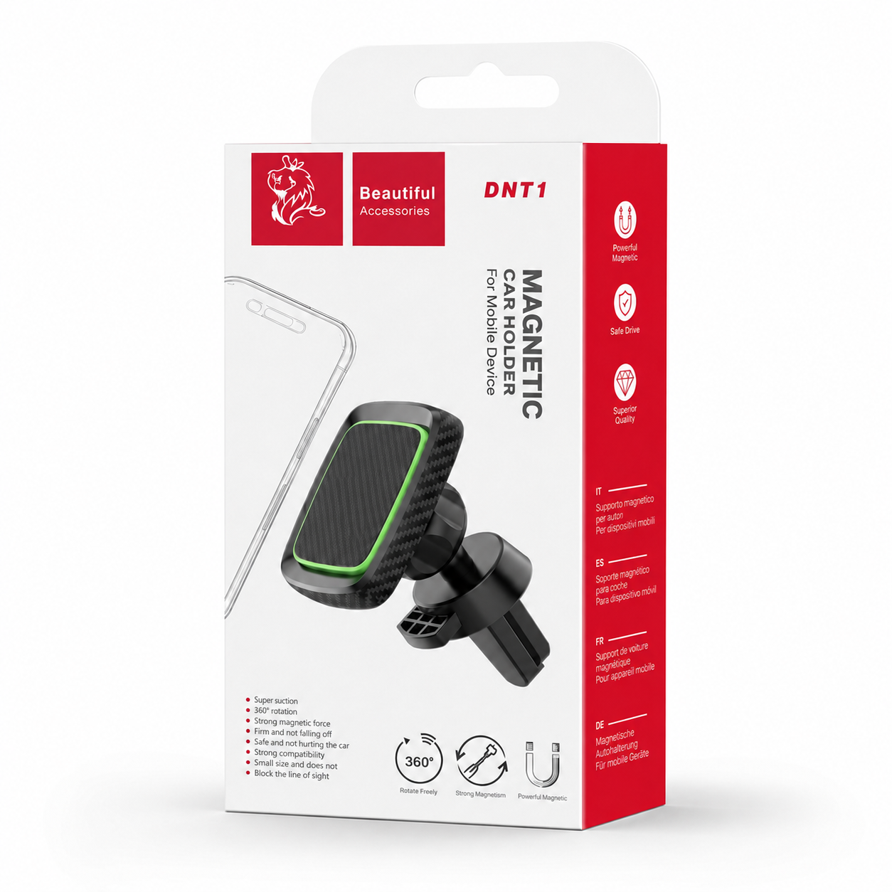 SOPORTE DE VEHÍCULO PARA CELULAR PANEL VDENMENV DNT1