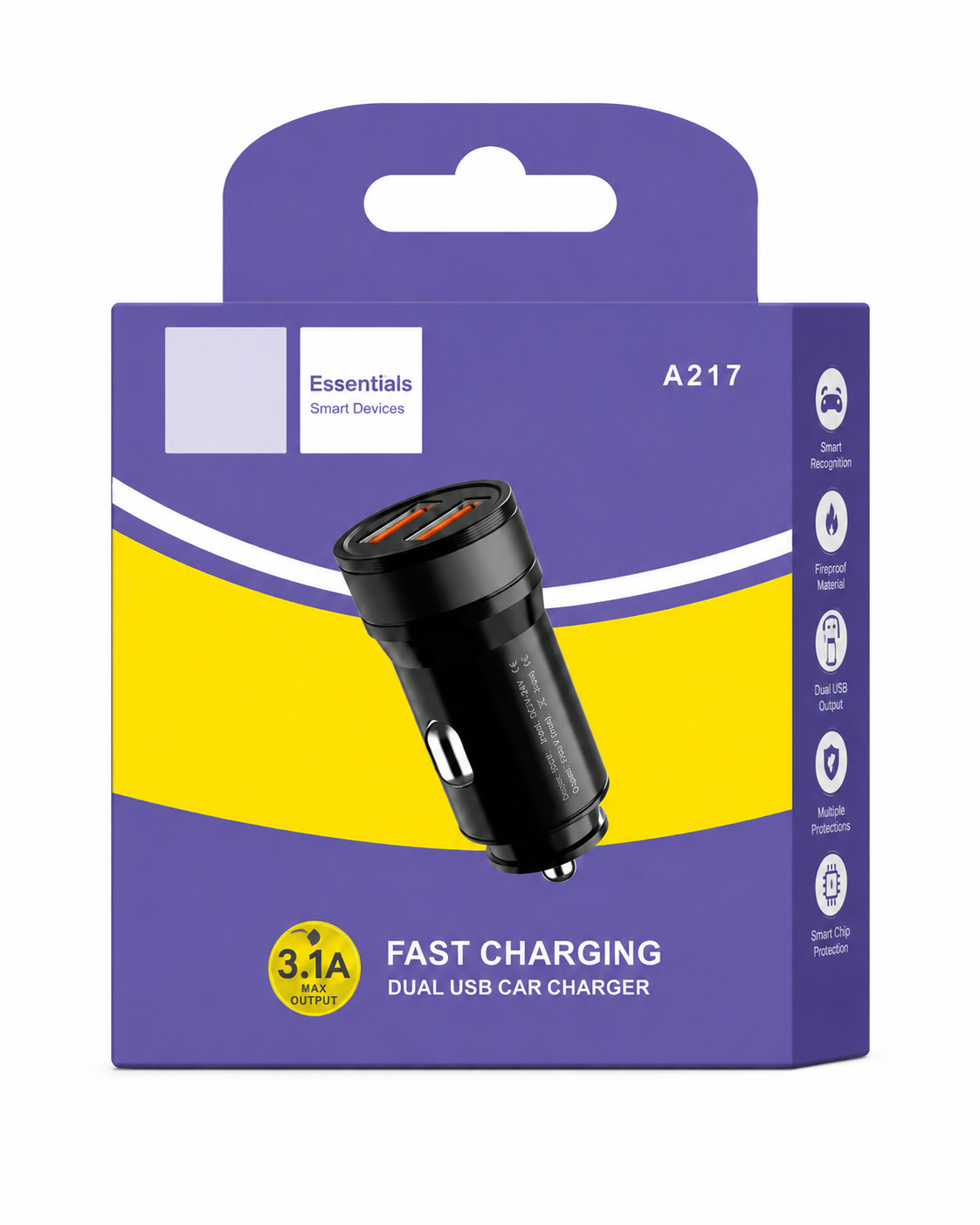 CARGADOR DE VEHÍCULO 2 USB VDENMENV DZ17