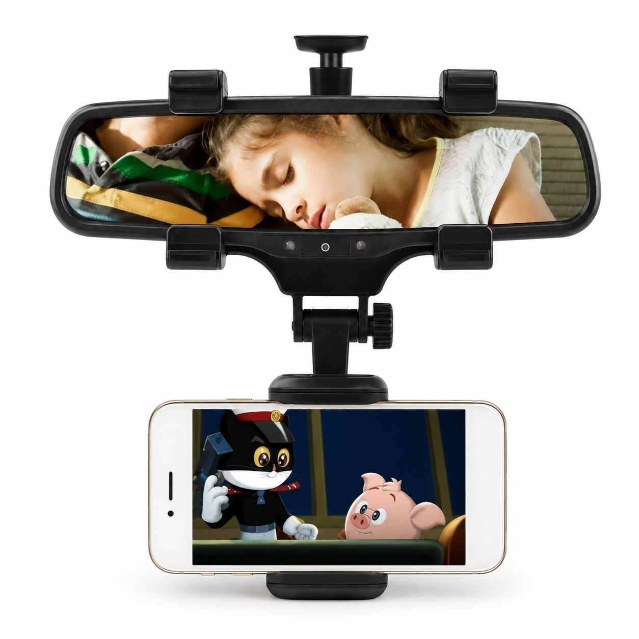 SOPORTE DE VEHÍCULO PARA CELULAR RETROVISOR TECNOLAB TL549