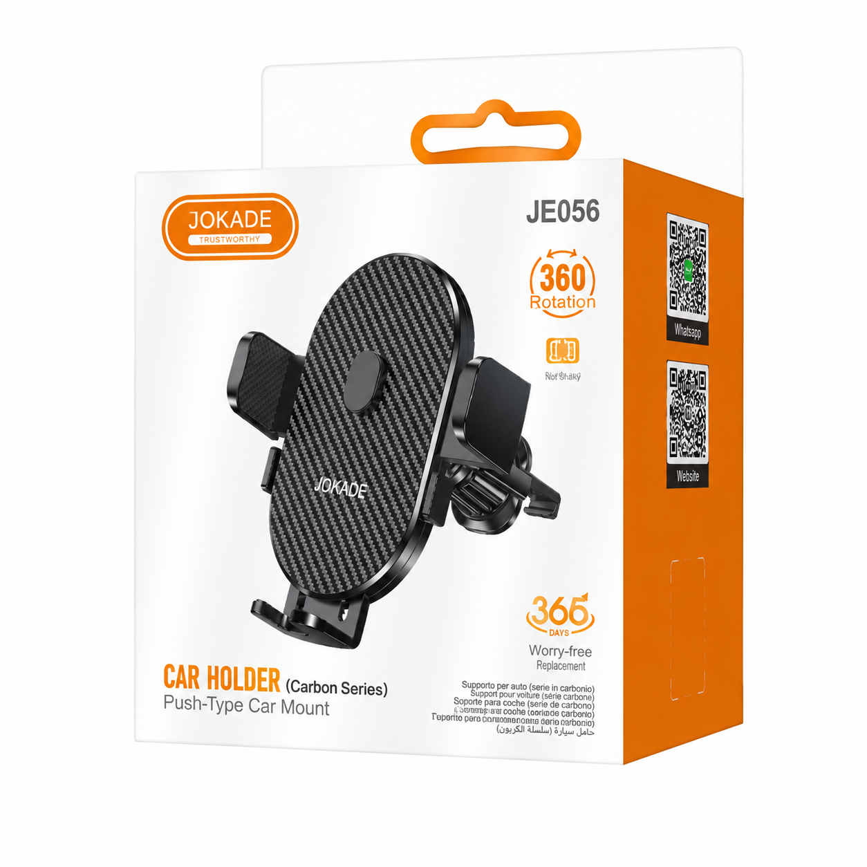 SOPORTE DE VEHÍCULO PARA CELULAR REJILLA DE VENTILACIÓN JOKADE JE056