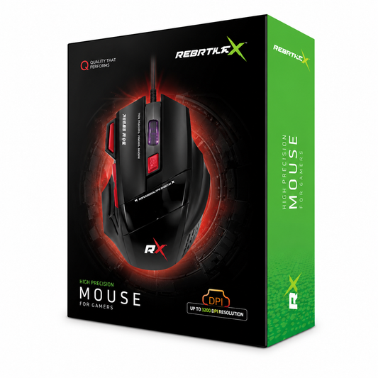 MOUSE GAMER CON CABLE RGB RX0005