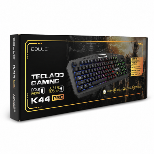 TECLADO GAMING CON CABLE DBLUE K44