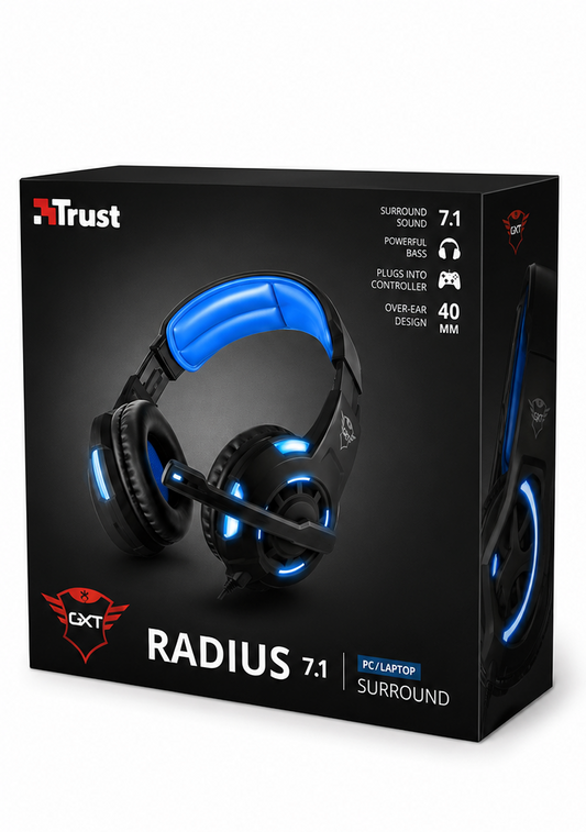 AUDÍFONOS GAMER USB TRUST RADIUS MULTICONSOLA
