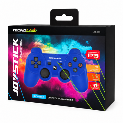 JOYSTICK BLUETOOTH PARA PS3 TECNOLAB TL584BL