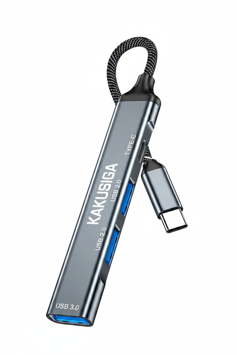HUB USB TIPO-C DE 3 PUERTOS KAKUSIGA KSC-1417