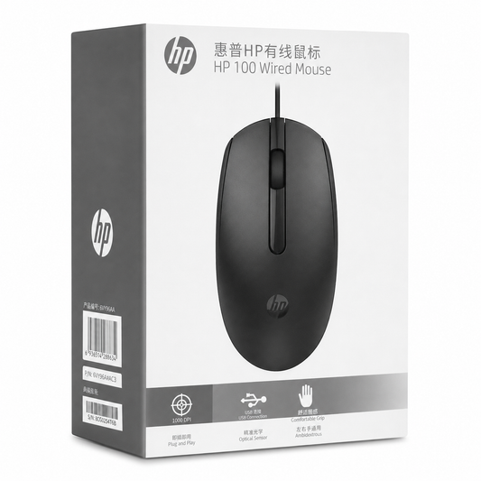 MOUSE ALÁMBRICO HP M10 NEGRO