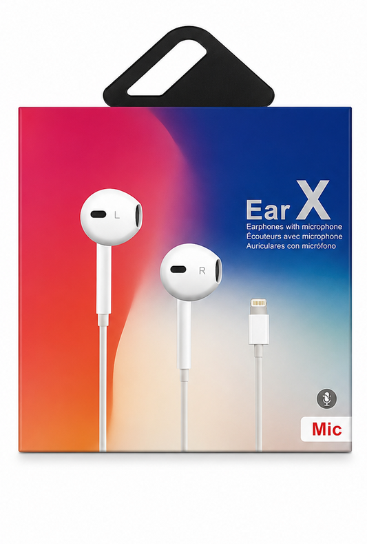AUDÍFONOS LIGHTNING PARA IPHONE EAR X
