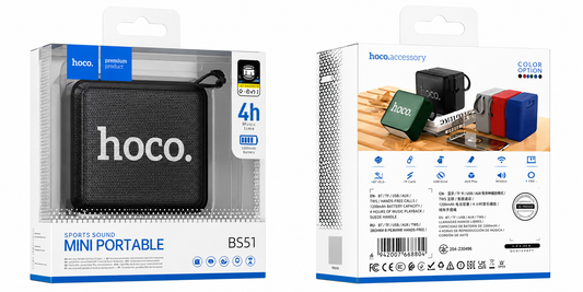 PARLANTE BLUETOOTH HOCO BS51