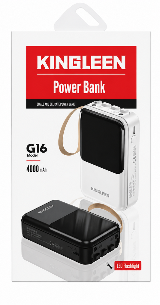 POWER BANK KINGLEEN G16 4000 MAH