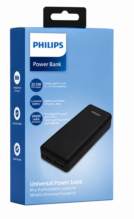 POWER BANK PHILIPS 20000 MAH