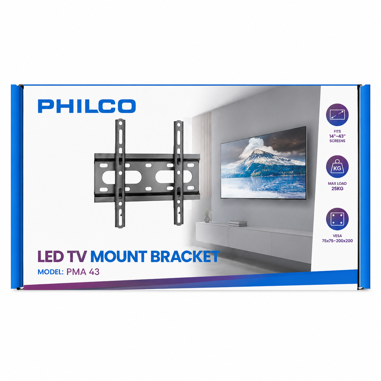 SOPORTE PARA TELEVISOR PHILCO DE 23 A 43 PULGADAS