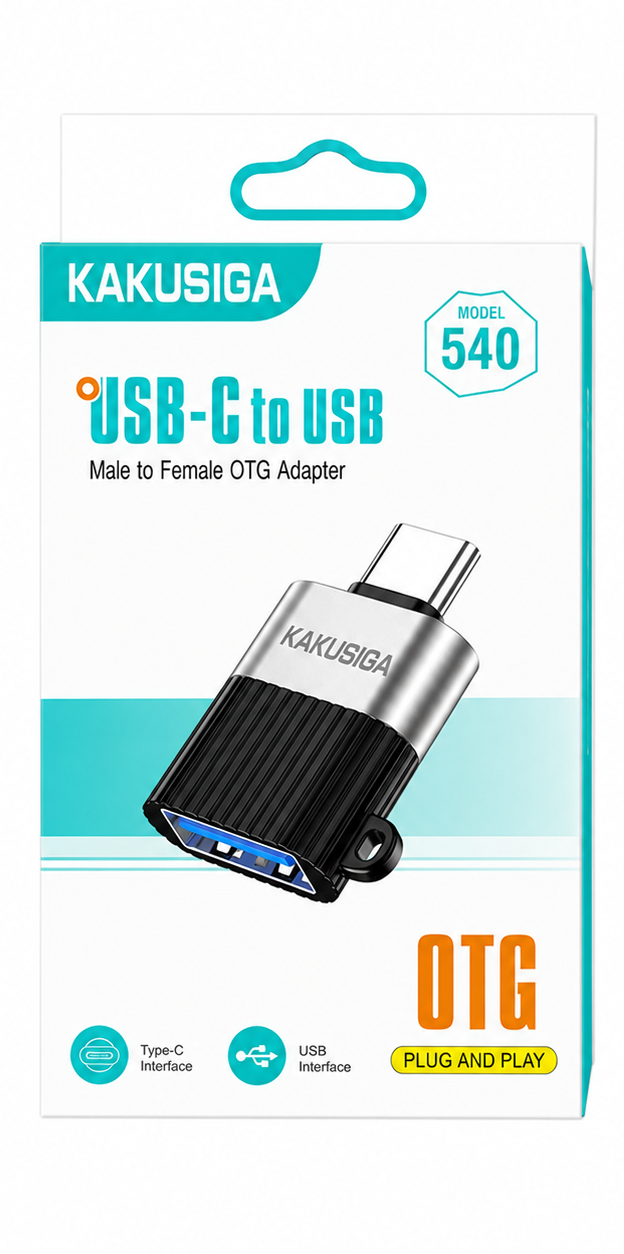 ADAPTADOR OTG USB HEMBRA A TIPO-C MACHO KSC-1420