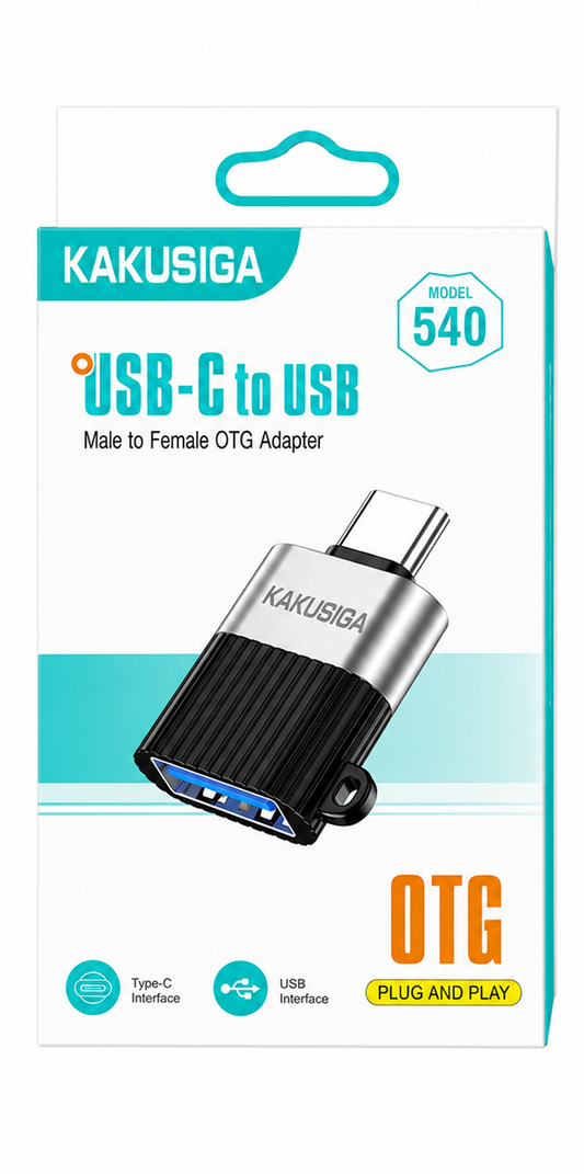 ADAPTADOR OTG USB HEMBRA A TIPO-C MACHO KSC-1420
