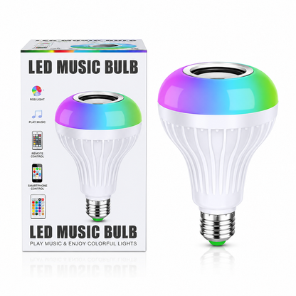 AMPOLLETA LED CON PARLANTE MUSIC BULB