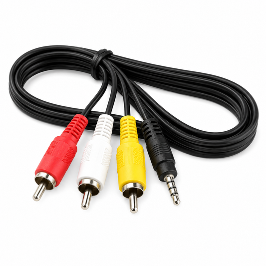 CABLE RCA 3X1 PLUG