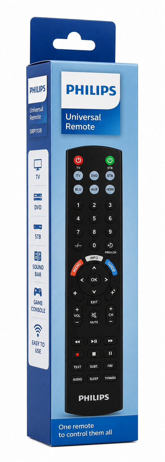 CONTROL REMOTO UNIVERSAL PHILIPS ARP30001 ORIGINAL