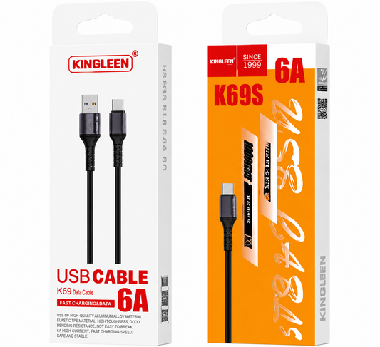CABLE TIPO C KINGLEEN K69S 6A