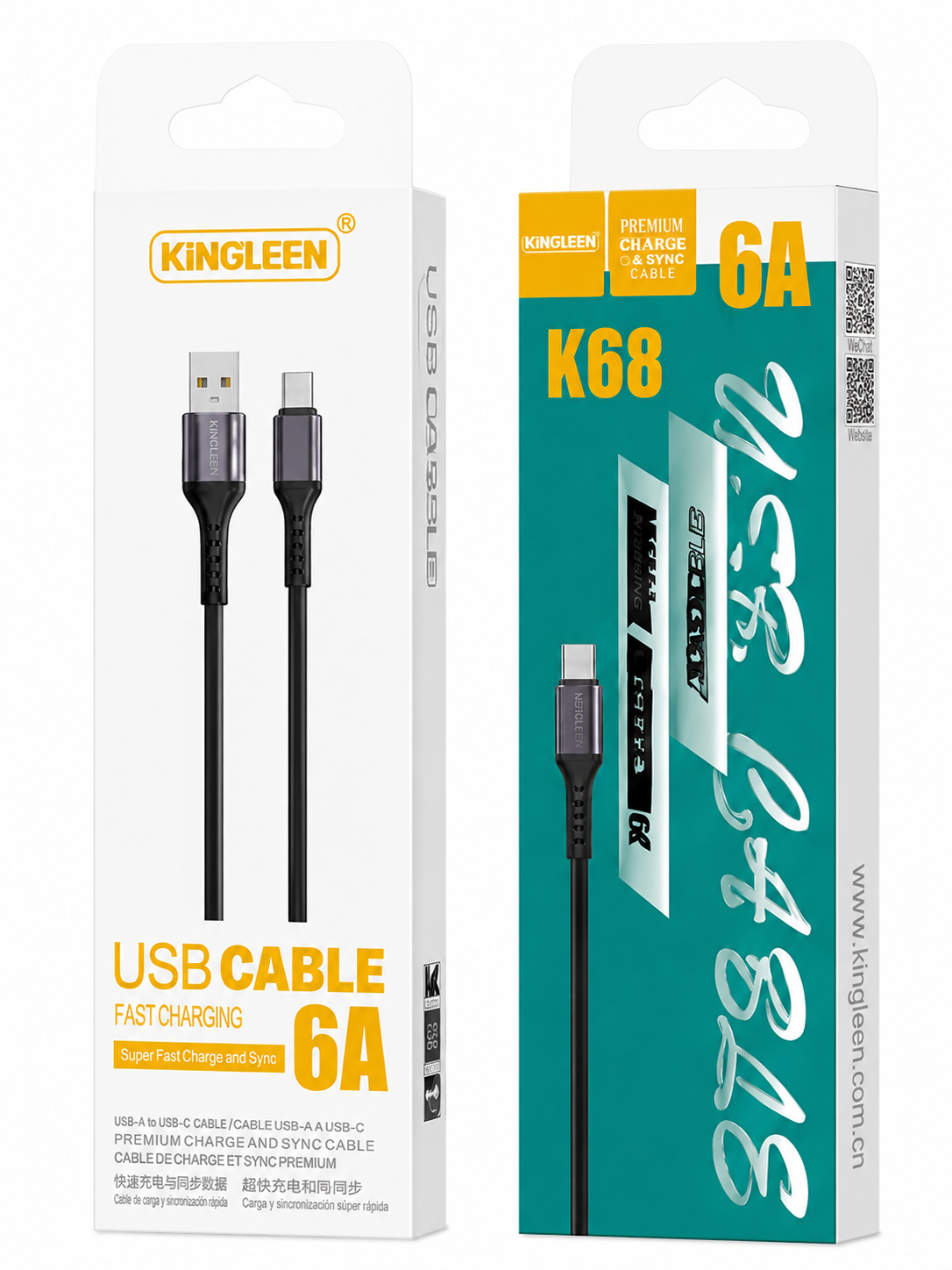 CABLE TIPO IPHONE KINGLEEN K68