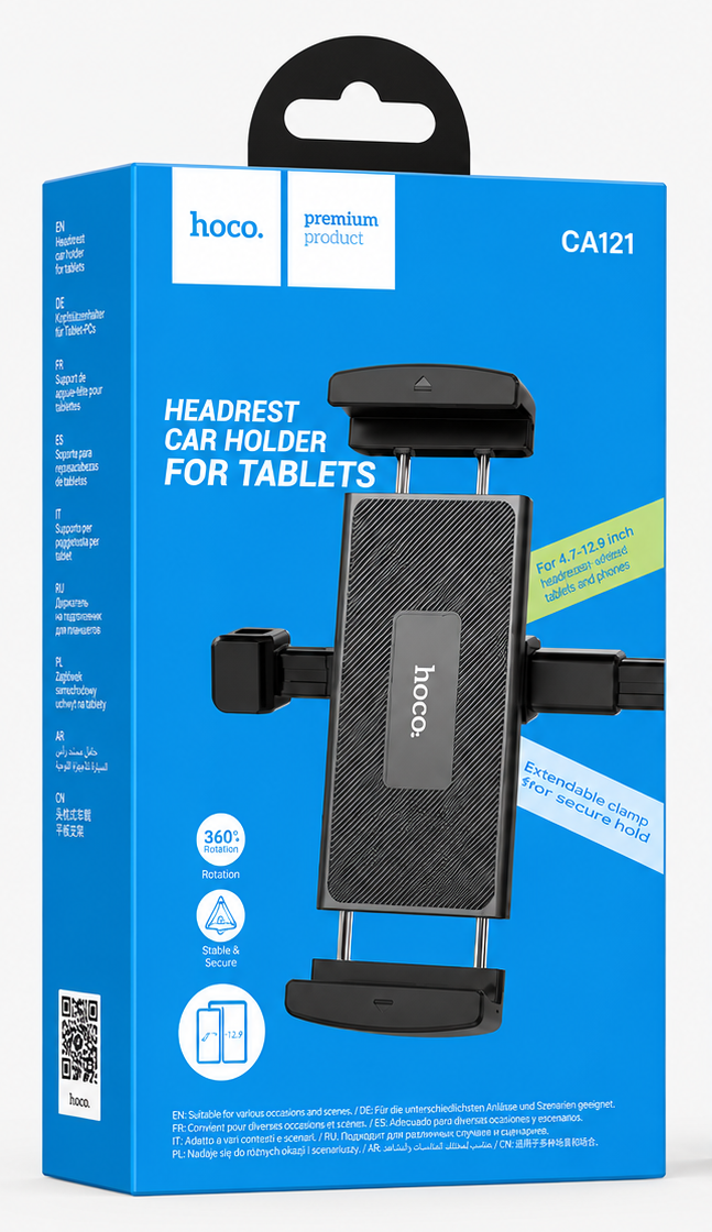 SOPORTE DE VEHÍCULO PARA TABLET RESPALDO CA121