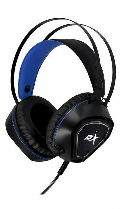 AUDÍFONOS GAMER CON CABLE RGB 0X44 CON MICRÓFONO