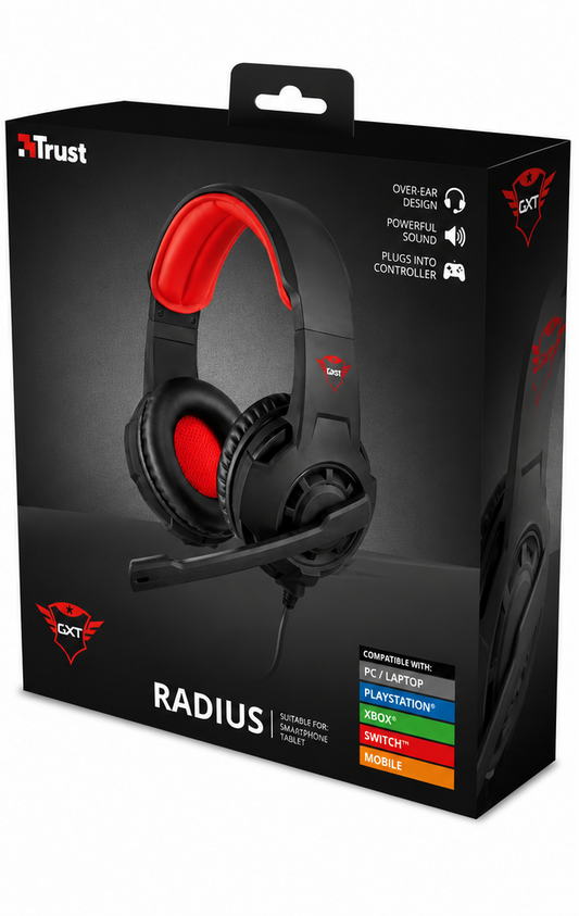 AUDÍFONOS GAMER TRUST RADIUS MULTICONSOLA