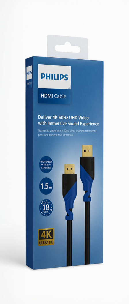 CABLE HDMI A HDMI PHILIPS ORIGINAL