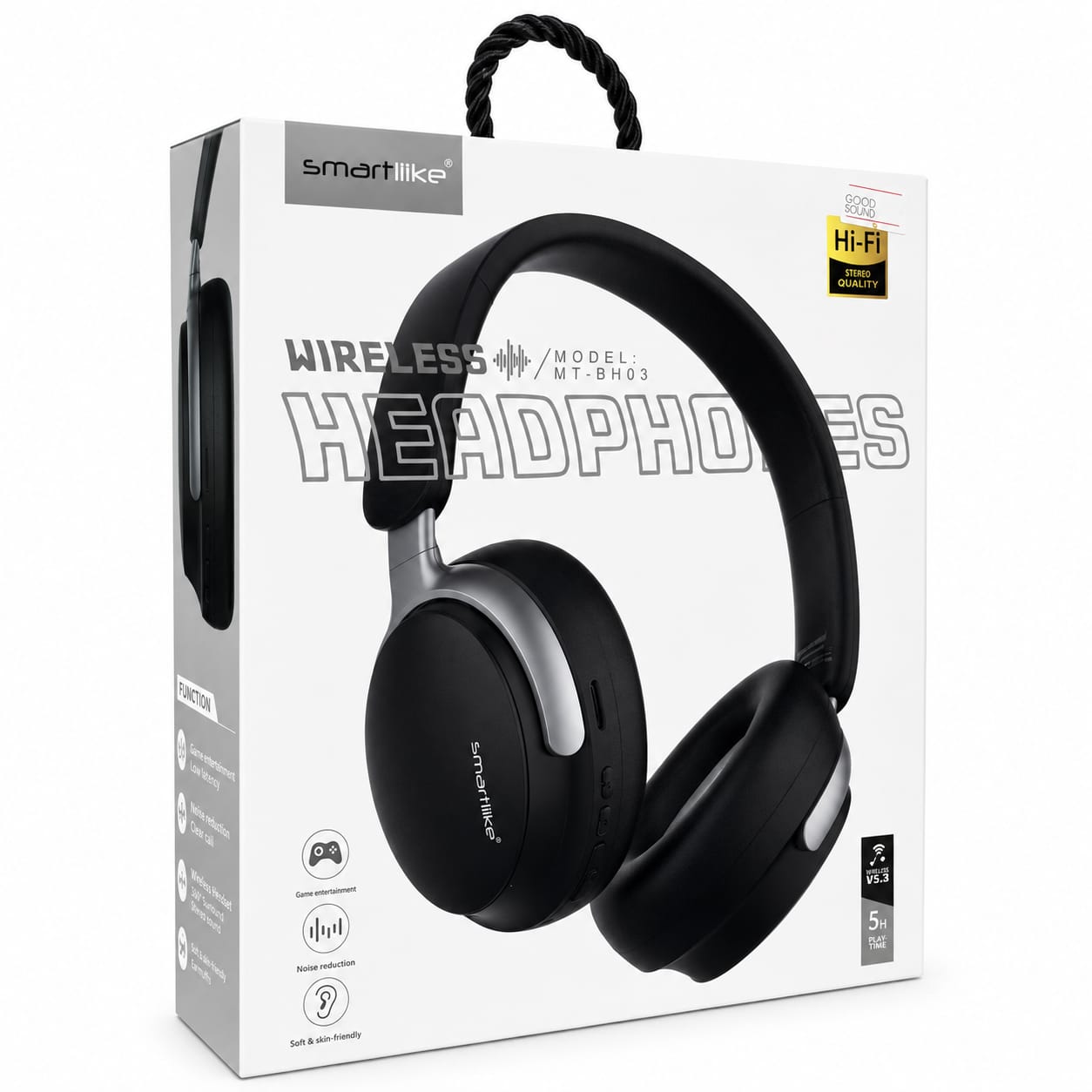 AUDÍFONOS BLUETOOTH TIPO CASCO SMARTILIKE MT-BH03